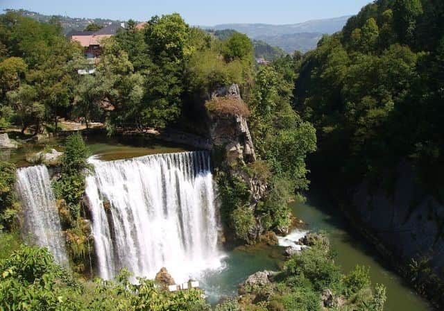 The Waterfall in Jajce