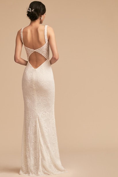 Deep V-Neck Indiana Gown