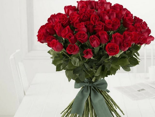Red Rose Bouquet - valentine's day gifts for her