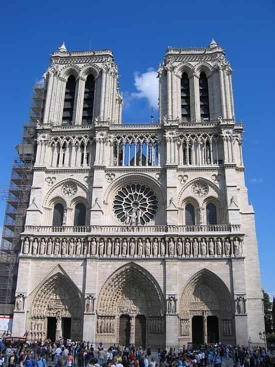Notre Dame Cathedral -relaxing things to do in paris