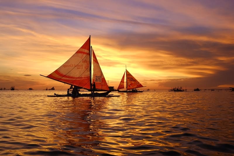 Paraw sailing-