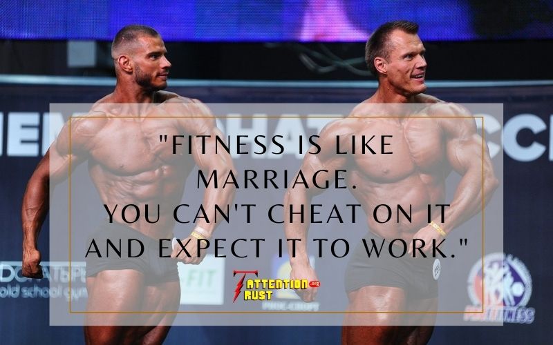 Fitness is like Marriage