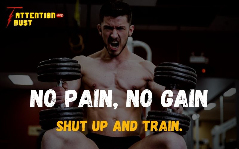 No pain No gain