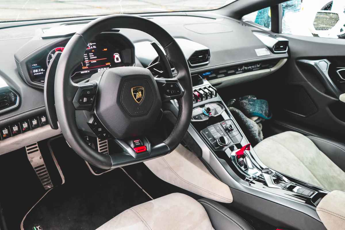 Lamborghini interior