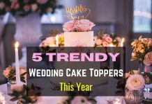 Trendy Wedding Cake Toppers