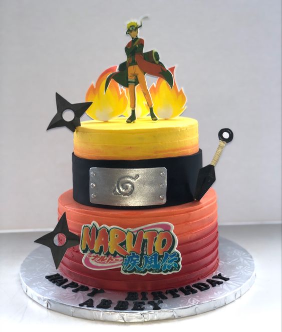 Naruto cake photo