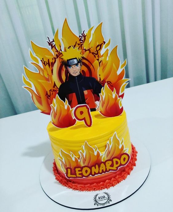 trendy naruto cake pictures