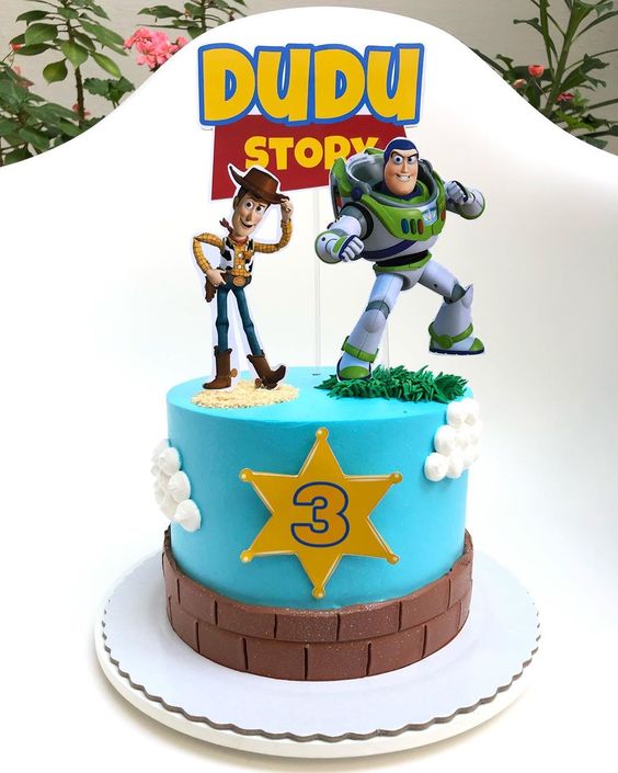 woody toy story cake