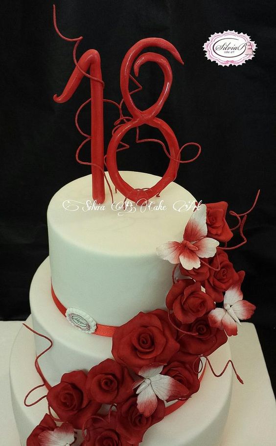 18th Birthday Cake Ideas for Female - elegant 18th birthday cakes