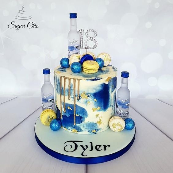 18th Birthday Cake Ideas for Guys - simple 18th birthday cake designs