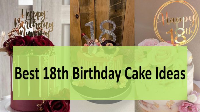 Best 18th Birthday Cake Ideas - simple 18th birthday cake designs
