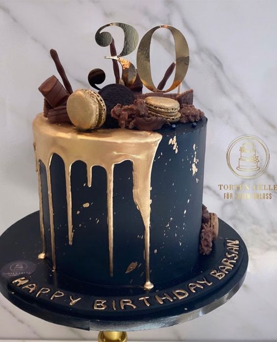 30th Birthday Cake Ideas for Him - birthday cake for boys