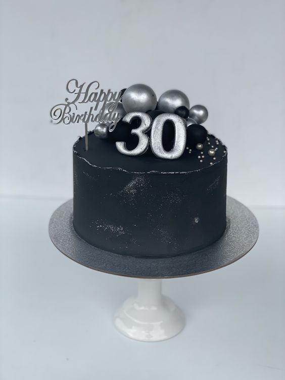 30th Birthday Cakes for Female - elegant 30th birthday cake