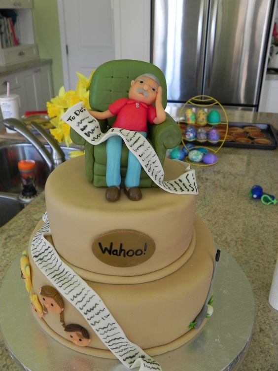retirement cake for dad