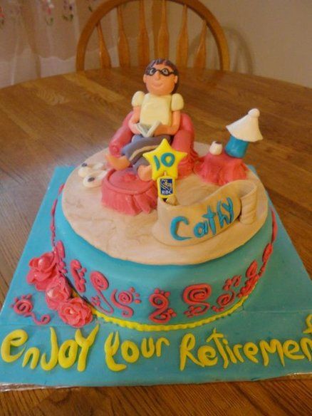 retirement cake ideas for a woman