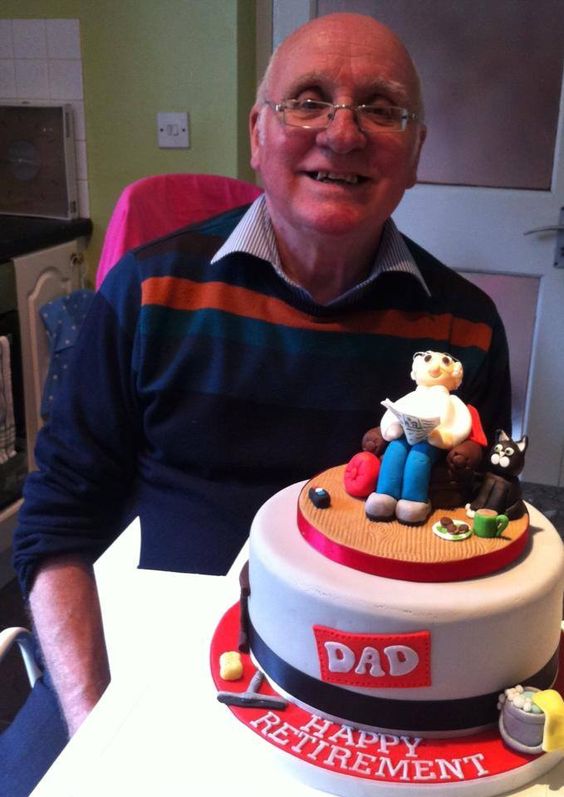 retirement cake ideas for dad