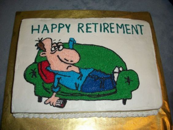 retirement cakes for dad