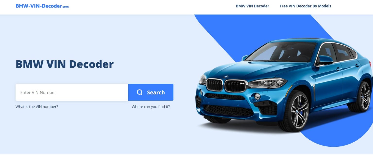 BMW-VIN-Decoder Review Best BMW VIN Decoder Website - best bmw vin decoder free