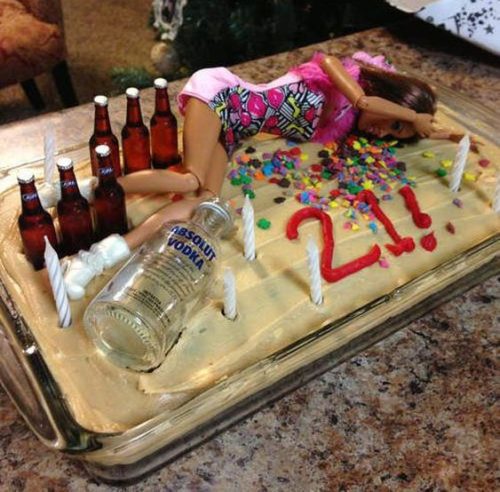 21st birthday cake decorations