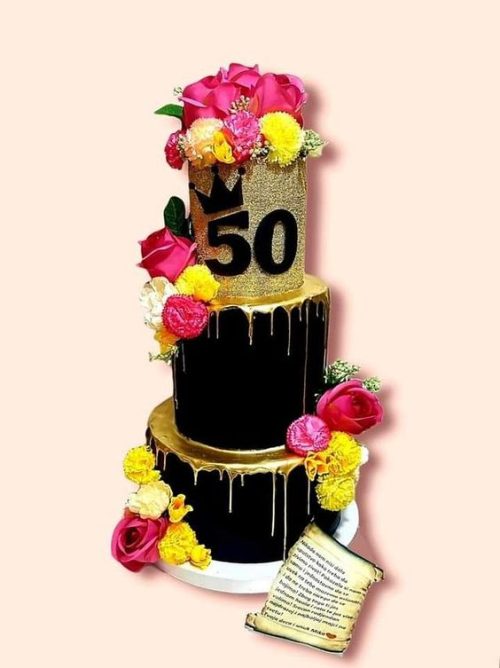 50th birthday cake ideas for mom