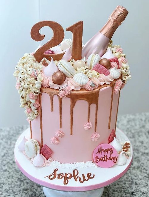 Modern Birthday Cakes for ladies