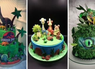 dinosaur birthday cake
