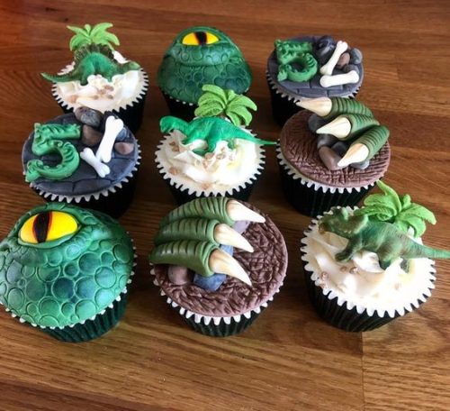 dinosaur cupcake cake ideas