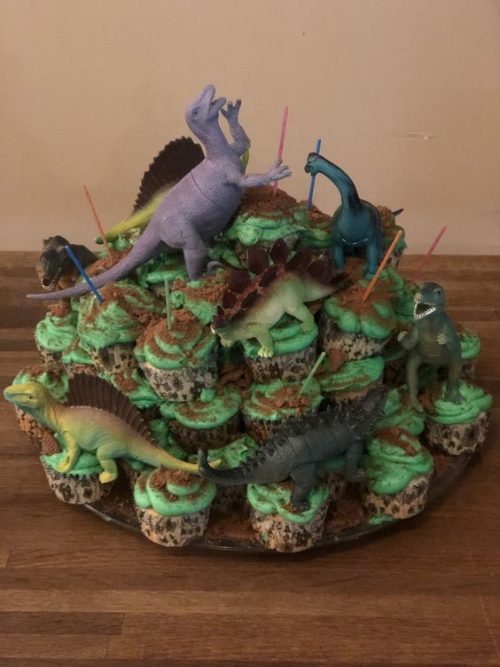 dinosaur cupcake cake near me