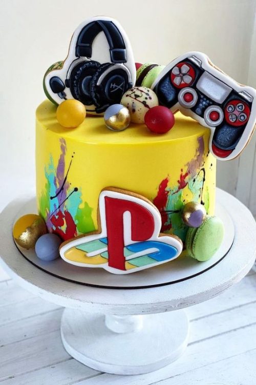 gaming birthday cake ideas