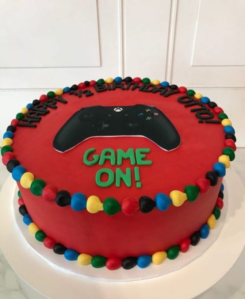 video game controller cake
