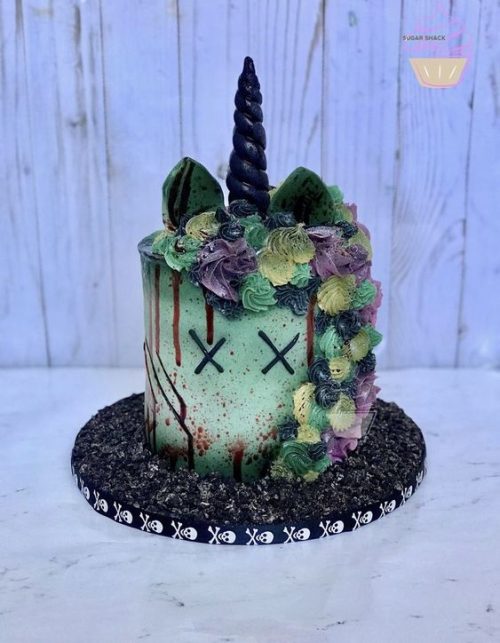 zombie unicorn cake baskin robbins