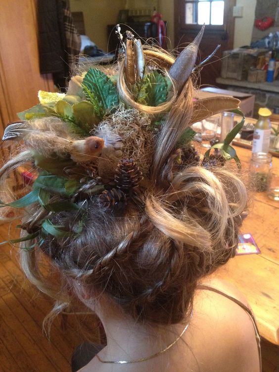 bird with funny hair on head