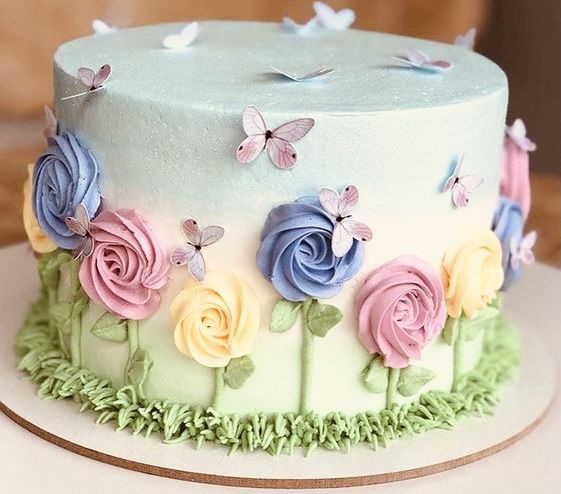 Awesome butterfly cake design