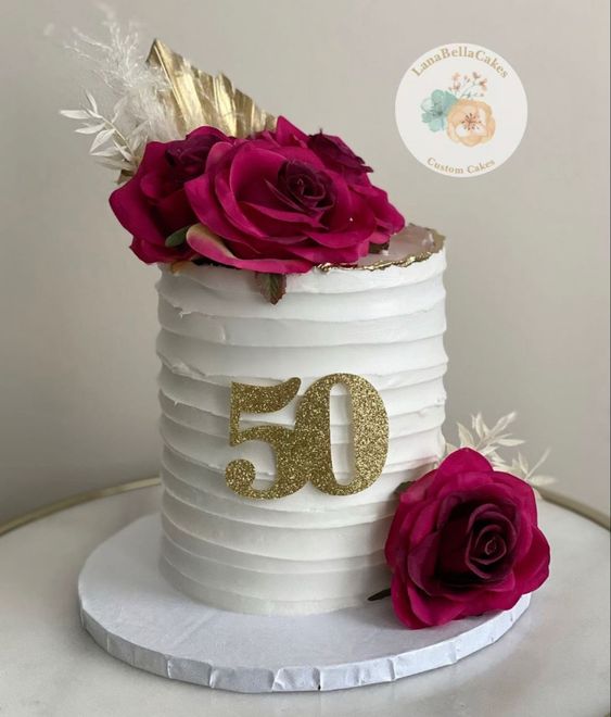 Creative cakes for a woman turning 50