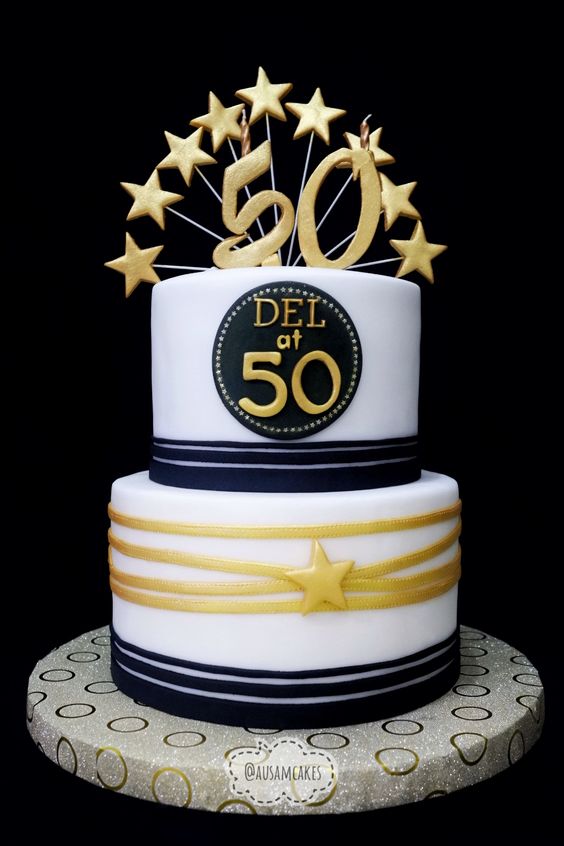 Father's 50th birthday cake trends