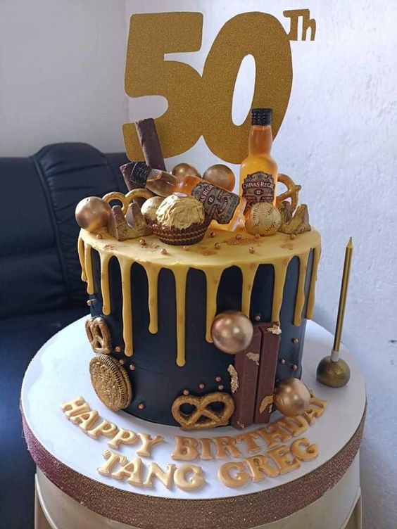 Unique 50th birthday cake ideas for dad