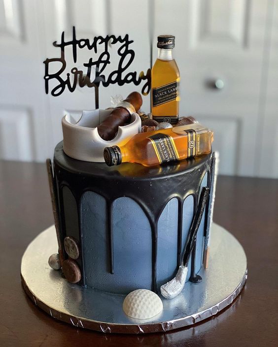 beer birthday cake for him