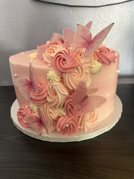 butterfly cake design