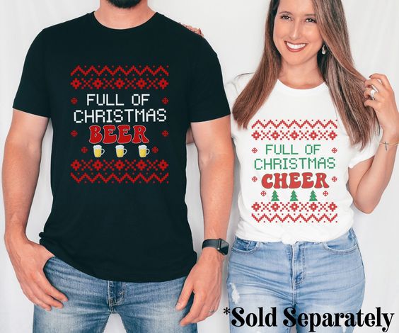 christmas shirts funny couple