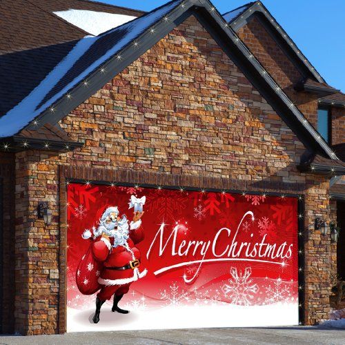 diy christmas garage door decorations