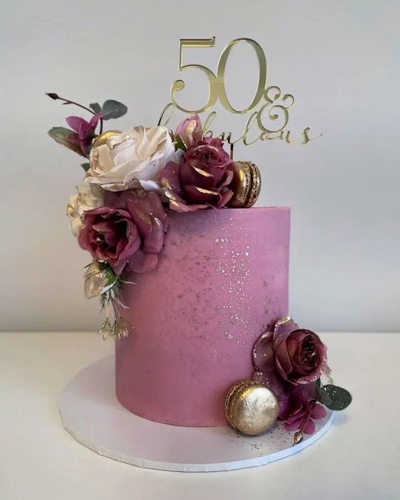 fabulous 50th birthday cake