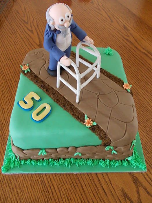 old men 50th Birthday Cake