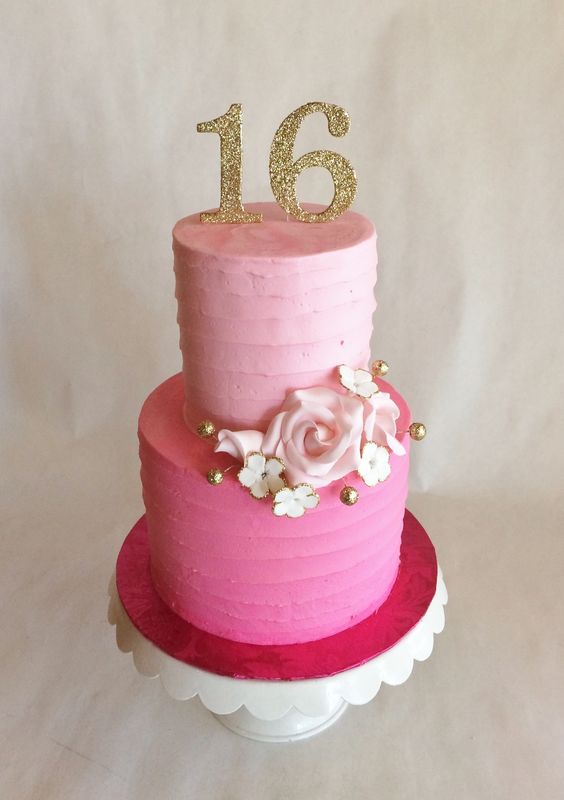 pink birthday cake ideas