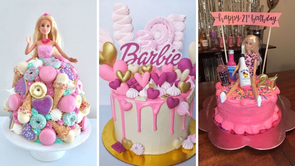 Barbie birthday cakes
