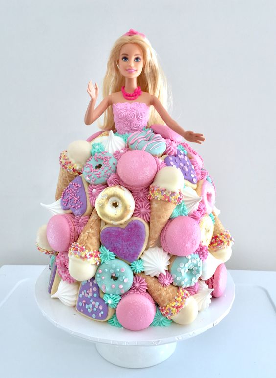 barbie cake designs for birthday girl