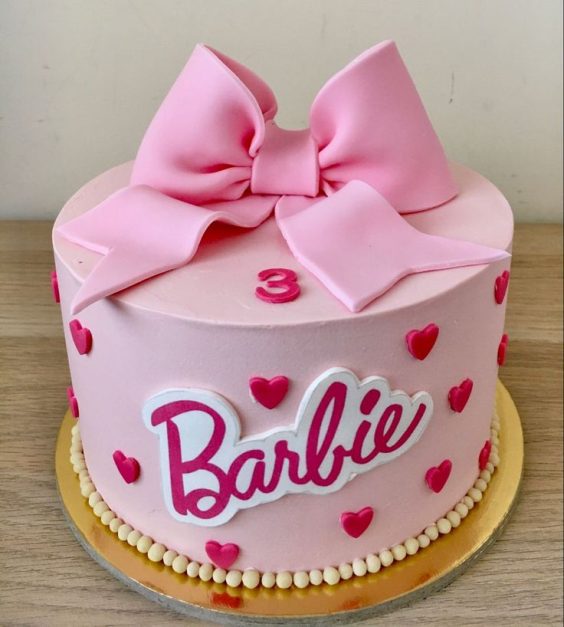 barbie movie birthday cake