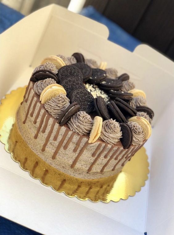 best golden oreo birthday cake