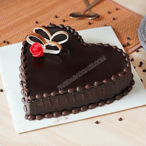 birthday cake heart shape for husband