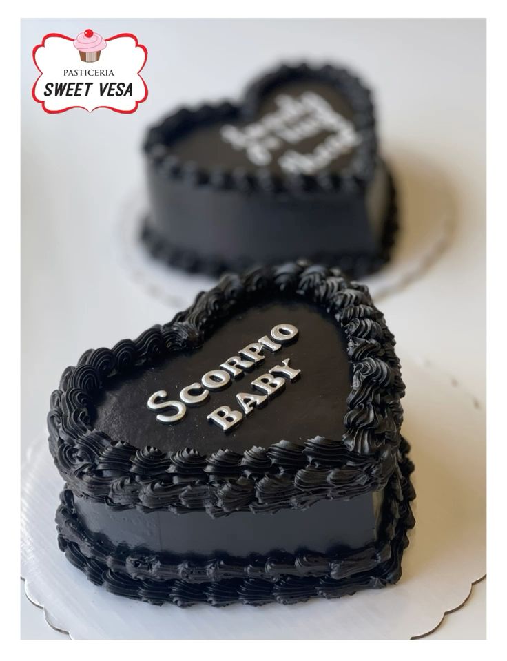 black forest birthday cake in heart shape