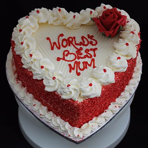 happy birthday red velvet cake designs for mom birthday